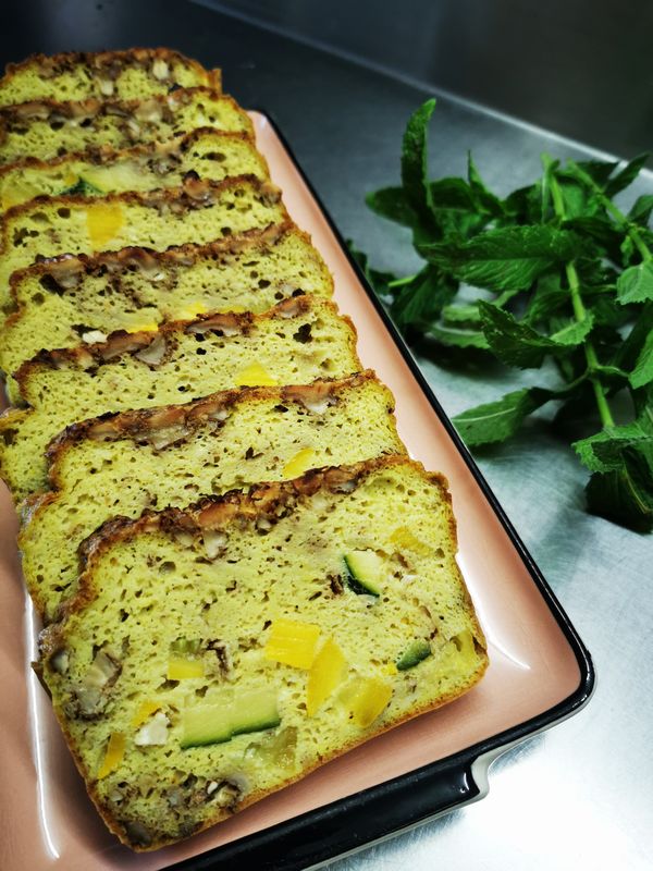 cake courgette curry noix grand